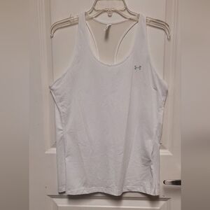 Under Armour White Athletic Tank Top